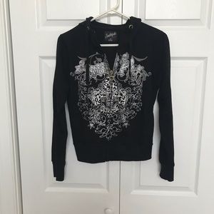 South Pole Black Hoodie Juniors Size Medium